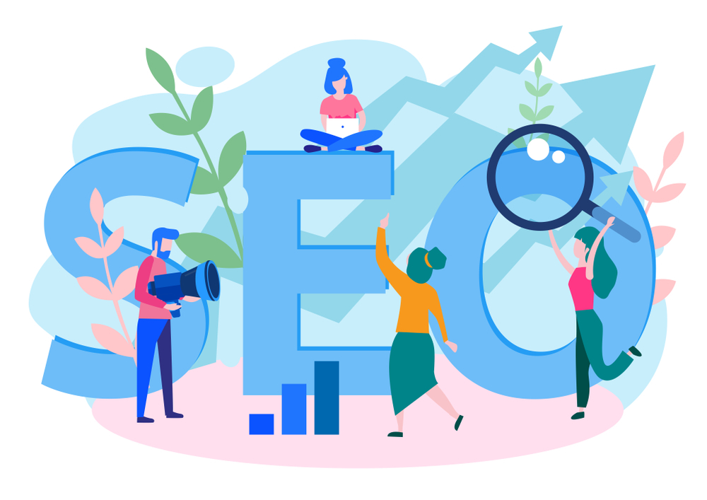 SEO optimization vector